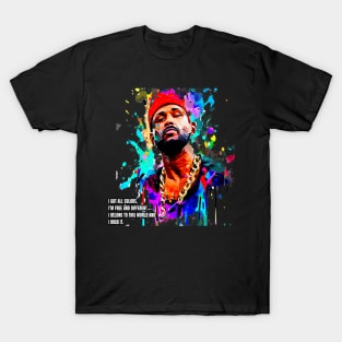 I Got all colors, I´m Free and different, Urban, black, freedom T-Shirt